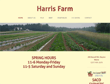 Tablet Screenshot of harrisfarm.com